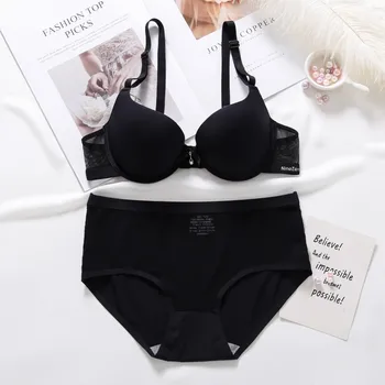 Hot Ladies Lace Embroidered Beauty Back Front Buckle Gathered Adjustable Bra + Briefs Set
Hot Ladies Lace Embroidered Beauty Back Front Buckle Gathered Adjustable Bra + Briefs Set