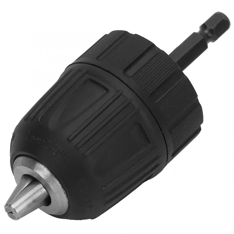 Plastic Casing Keyless Drill Chuck 0.8-10mm Range 3/8-24UNF + 1/4 Hex Head 3/8 Thread Extension Rod
Plastic Casing Keyless Drill Chuck 0.8-10mm Range 3/8-24UNF + 1/4 Hex Head 3/8 Thread Extension Rod