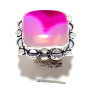 Genuine Botswana Agate Ring Silver Overlay over Copper , Hand Made Women Jewelry gift , R6597 , Size: 7.75
Genuine Botswana Agate Ring Silver Overlay over Copper , Hand Made Women Jewelry gift , R6597 , Size: 7.75