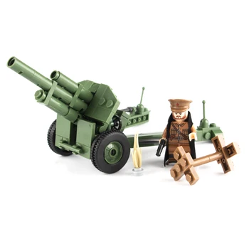 WW2 Weapon Blocks Military Soldiers Figures Building Blocks Soviet Union Brick Parts Army Russia Artillery Cannon Model Toys
WW2 Weapon Blocks Military Soldiers Figures Building Blocks Soviet Union Brick Parts Army Russia Artillery Cannon Model Toys