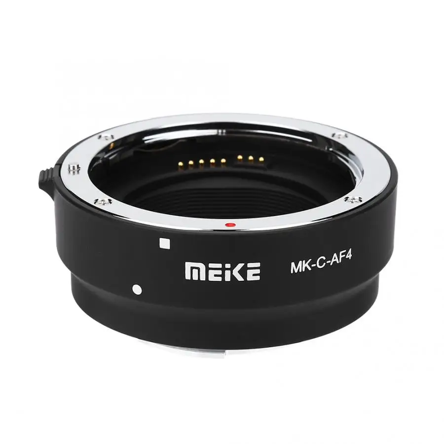 Meike MK-C-AF4 Auto Focus Lens Adapter Ring for Canon EOS-M Mount Mount Mirrorless Cameras to Camera EF EF-S Lens
Meike MK-C-AF4 Auto Focus Lens Adapter Ring for Canon EOS-M Mount Mount Mirrorless Cameras to Camera EF EF-S Lens