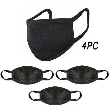 4PC black Reusable Washable Face Mask Unisex Protection Facial Skin Breathable Protective Mask Replacement Filter mascarilla
4PC black Reusable Washable Face Mask Unisex Protection Facial Skin Breathable Protective Mask Replacement Filter mascarilla