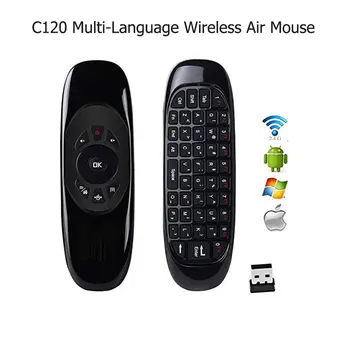 Air Mouse C120 Voice Remote Control with A Backlit Keyboard Wireless Control Gyroscope Somatosensory Remote Control for TV Box
Air Mouse C120 Voice Remote Control with A Backlit Keyboard Wireless Control Gyroscope Somatosensory Remote Control for TV Box