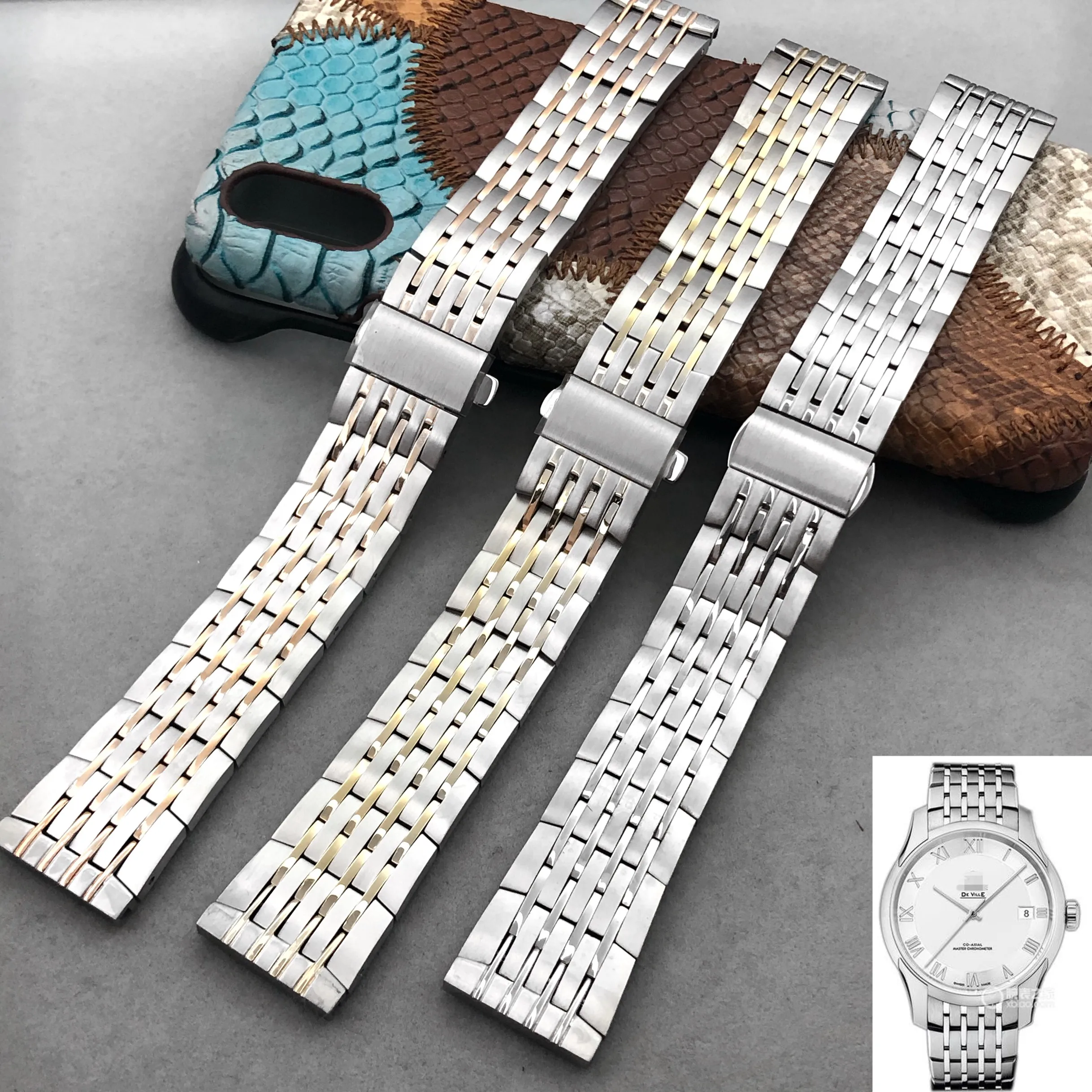 Fine steel watch steel band 20mm suitable for Omega Butterfly fly watch band steel band Omega hour vision 431 433 bright blue
Fine steel watch steel band 20mm suitable for Omega Butterfly fly watch band steel band Omega hour vision 431 433 bright blue