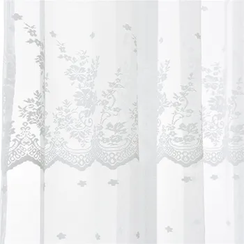 White lace floral tulle Curtains for living room bedroom window European kitchen curtain tulle
White lace floral tulle Curtains for living room bedroom window European kitchen curtain tulle