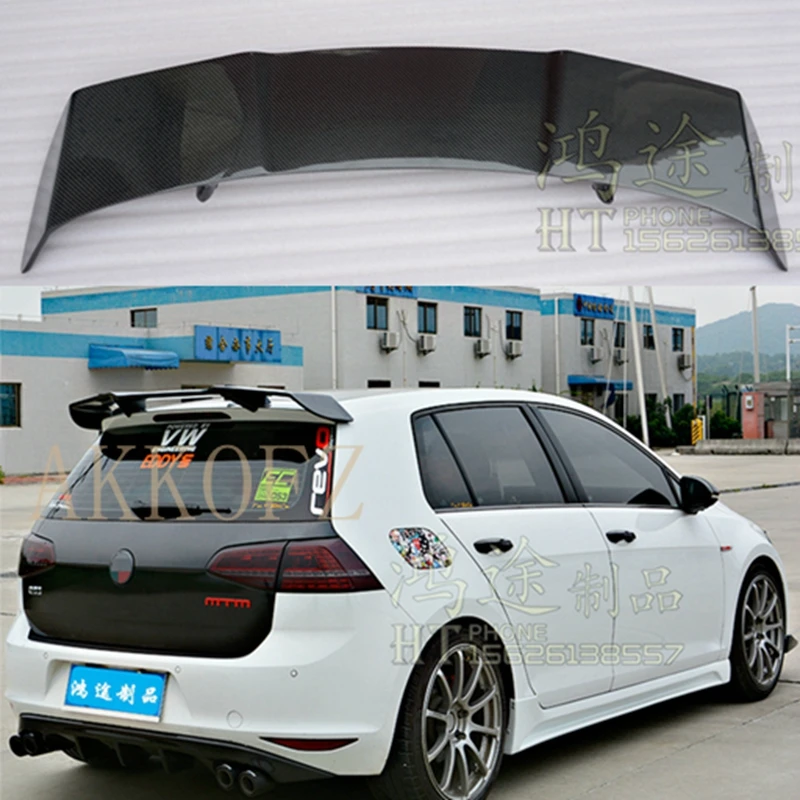 FOR Golf 7 MK7 7.5 Revozport Style Carbon Fiber Auto Car Roof Spoiler Wing For Volkswagen VW Golf VII Golf 7.5
FOR Golf 7 MK7 7.5 Revozport Style Carbon Fiber Auto Car Roof Spoiler Wing For Volkswagen VW Golf VII Golf 7.5