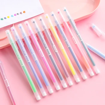 48 Pcs/Lot Multi Color Pens Ballpoint Transparent 12 Color Gel Ink Roller Ball Pen for Marker Liner Drawing Office School A6127 
48 Pcs/Lot Multi Color Pens Ballpoint Transparent 12 Color Gel Ink Roller Ball Pen for Marker Liner Drawing Office School A6127