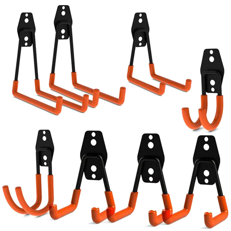 2 Sets of Heavy-Duty Wall Hooks, 16-Piece Steel Garage Hook for Garage Storage - Wall Hanging Hook Tool Storage Double Hook for
2 Sets of Heavy-Duty Wall Hooks, 16-Piece Steel Garage Hook for Garage Storage - Wall Hanging Hook Tool Storage Double Hook for