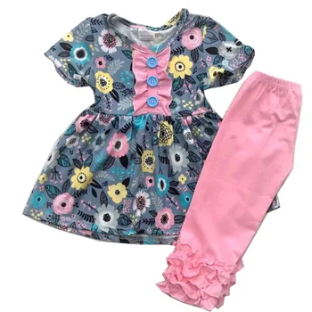short sleeve summer kids girl pretty clothing set boutique floral printed cute oufits
short sleeve summer kids girl pretty clothing set boutique floral printed cute oufits