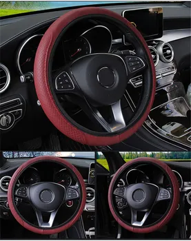 Universal Leather Anti-Slip Car Steering Wheel Cover For Dodge Caliber Journey Caravan Charger RAM Nitro Stratus Car Styling
Universal Leather Anti-Slip Car Steering Wheel Cover For Dodge Caliber Journey Caravan Charger RAM Nitro Stratus Car Styling