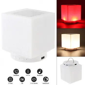 LED Smart Bluetooth Speaker Water Cube Night Music Lamp Colorful Atmosphere Plug-in Card for Night Camp / Illumination / Music
LED Smart Bluetooth Speaker Water Cube Night Music Lamp Colorful Atmosphere Plug-in Card for Night Camp / Illumination / Music