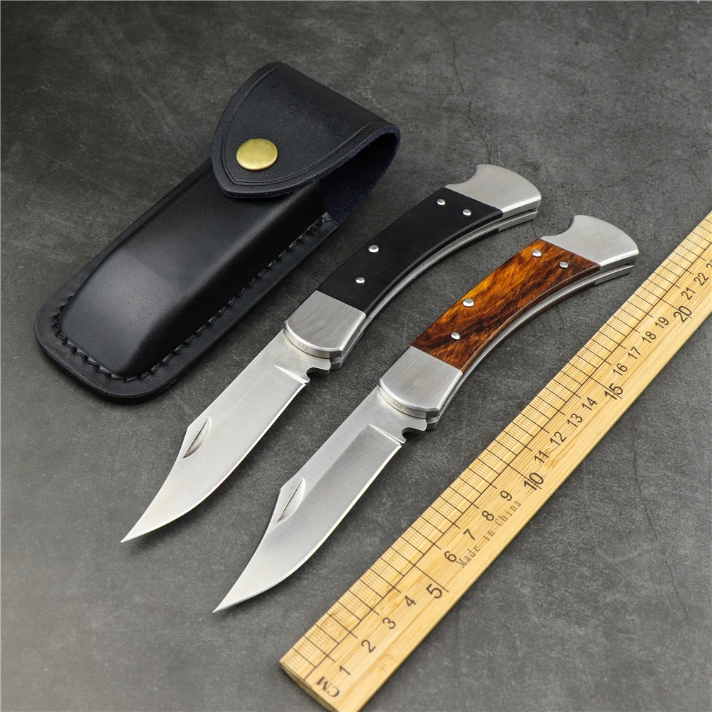 Outdoor camping portable folding knife 440C steel wooden handle high hardness sharp tactical EDC folding knife fruit knife
Outdoor camping portable folding knife 440C steel wooden handle high hardness sharp tactical EDC folding knife fruit knife