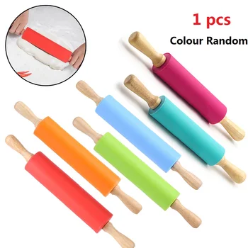 Wooden Silicone Rolling Pin Pastry Dough Flour Roller Baking Cooking Non-Stick Rolling Pin Embossing Mold DIY Baking
Wooden Silicone Rolling Pin Pastry Dough Flour Roller Baking Cooking Non-Stick Rolling Pin Embossing Mold DIY Baking