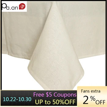 White Linen Tablecloth Rectangular Solid Color Dustproof Table Cloth for Hotel Restaurant High Quality Table Covers Hot
White Linen Tablecloth Rectangular Solid Color Dustproof Table Cloth for Hotel Restaurant High Quality Table Covers Hot