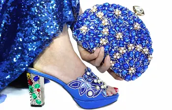Women High Heels 8.5cm Shoes Woman Italian Shoes and Bags To Match Ladies Shoes With Sequins African Shoe And Bag Set T33
Women High Heels 8.5cm Shoes Woman Italian Shoes and Bags To Match Ladies Shoes With Sequins African Shoe And Bag Set T33
