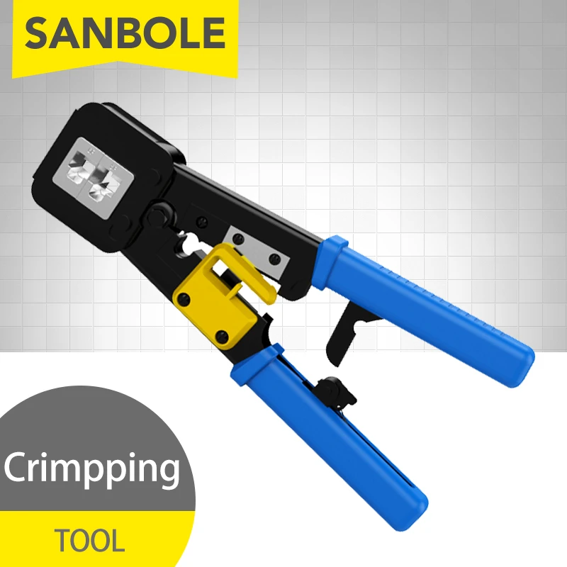 Crimper Network Tool Crimping Tool Hand Kit For Cat6 Cat5 Cat5e Rj45 Rj11 Connector 8P 6P Lan Cable Wires Pliers
Crimper Network Tool Crimping Tool Hand Kit For Cat6 Cat5 Cat5e Rj45 Rj11 Connector 8P 6P Lan Cable Wires Pliers