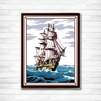 Plain sailing sea ship mascot paintings Counted printed on fabric DMC 14CT 11CT DMS Cross Stitch Needlework kits Embroidery Sets
Plain sailing sea ship mascot paintings Counted printed on fabric DMC 14CT 11CT DMS Cross Stitch Needlework kits Embroidery Sets