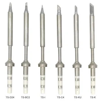 TS100 Soldering Iron Tips 103.5-109mm Lead Free Replacement Various Models Of Tip Electric Soldering Iron Tip K KU I D24 BC2 C4
TS100 Soldering Iron Tips 103.5-109mm Lead Free Replacement Various Models Of Tip Electric Soldering Iron Tip K KU I D24 BC2 C4