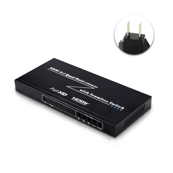 HDMI Display Seamless 1080P Picture Splitter Multi-Viewer Switcher 4 In 1 Out DNF Remote Meeting KVM Switches Computer Accessory
HDMI Display Seamless 1080P Picture Splitter Multi-Viewer Switcher 4 In 1 Out DNF Remote Meeting KVM Switches Computer Accessory