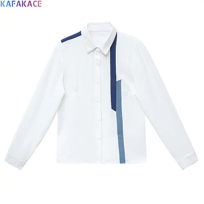 KAFAKACE 2020 Blouses Shirts Women Striped Printed Office Lady Shirts Autumn Lady Shirts Elegant Vintage Fashion New Clothing
KAFAKACE 2020 Blouses Shirts Women Striped Printed Office Lady Shirts Autumn Lady Shirts Elegant Vintage Fashion New Clothing