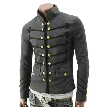 Thickened Men Coats Jackets Winter Autumn Solid Color Stand Collar Double-breasted Embroidery Zip Coat Mens Jackets and Coats
Thickened Men Coats Jackets Winter Autumn Solid Color Stand Collar Double-breasted Embroidery Zip Coat Mens Jackets and Coats