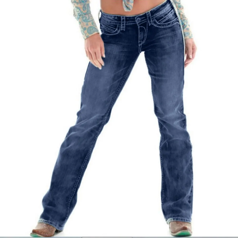 2019 New Arrival Wholesale Woman Denim Straight Top Brand Stretch Jeans Mid-rise hips Sexy Pants Women High Waist Jeans#B
2019 New Arrival Wholesale Woman Denim Straight Top Brand Stretch Jeans Mid-rise hips Sexy Pants Women High Waist Jeans#B