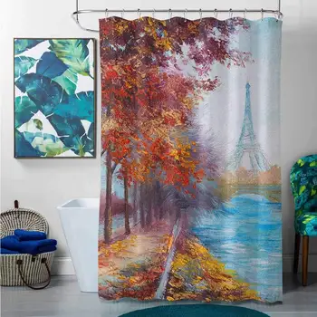 Shower Curtains Teal and Black Art,Eiffel Tower View from Seine River in Autumn Romantic Paris Day in Fall Cityscape Print,
Shower Curtains Teal and Black Art,Eiffel Tower View from Seine River in Autumn Romantic Paris Day in Fall Cityscape Print,