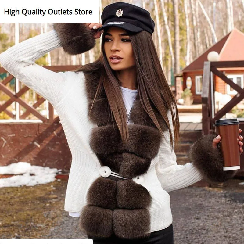 Pre-sale fur sweater fox fur sweater long 60cm length 30 days delivery after order on sale for a month
Pre-sale fur sweater fox fur sweater long 60cm length 30 days delivery after order on sale for a month
