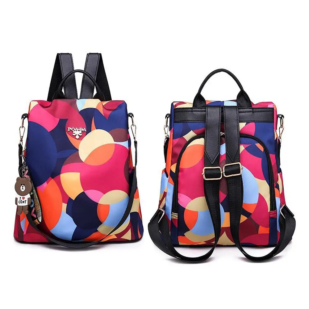 Korean Style Print Backpack Solid Color Versatile Nylon Oxford Cloth College Style Large Capacity Travel Anti-theft Bag for Girl
Korean Style Print Backpack Solid Color Versatile Nylon Oxford Cloth College Style Large Capacity Travel Anti-theft Bag for Girl