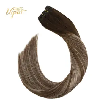 Ugeat Micro Bead Human Hair Extensions Brown Color Human Hair Extensions 14-24" Non-Remy Brazilian Hair Extensions 50G
Ugeat Micro Bead Human Hair Extensions Brown Color Human Hair Extensions 14-24" Non-Remy Brazilian Hair Extensions 50G