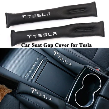 2pcs/lot Styling Car Seat Gap Cover Stopper PU Leather Leak Pad Cushion with Logo Accessories for Tesla Model S Model X Model 3 
2pcs/lot Styling Car Seat Gap Cover Stopper PU Leather Leak Pad Cushion with Logo Accessories for Tesla Model S Model X Model 3