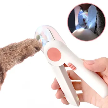 Pet Cat Dog Safety Nail Clipper With LED Lighting Prevent Clipping The Nail Blood Vessels Nail Grooming Cutter Trimmer 
Pet Cat Dog Safety Nail Clipper With LED Lighting Prevent Clipping The Nail Blood Vessels Nail Grooming Cutter Trimmer