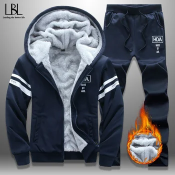 New Winter Tracksuits Men Set Thicken Hoodies + Pants Suit Autumn Sweatshirt Sportswear Set Male Hoodie Sporting Suits Outwear
New Winter Tracksuits Men Set Thicken Hoodies + Pants Suit Autumn Sweatshirt Sportswear Set Male Hoodie Sporting Suits Outwear