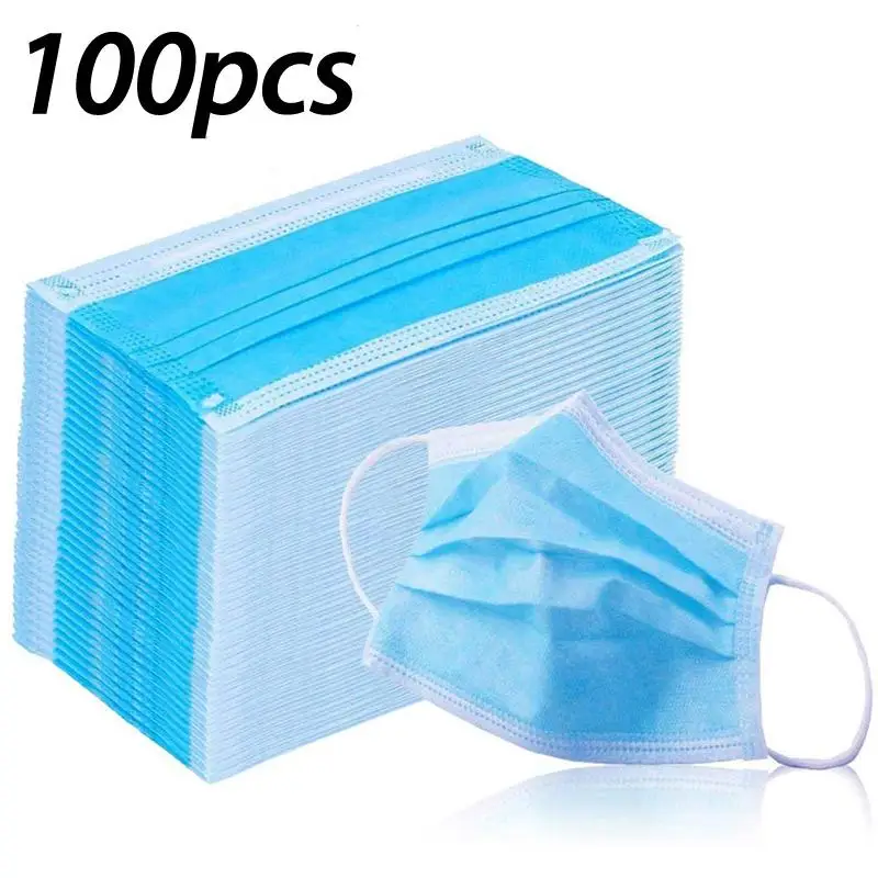 100/50 Pcs Face Masks Disposable 3 Layers Dustproof Mask Facial Protective Cover Masks Set Anti-Dust Mask
100/50 Pcs Face Masks Disposable 3 Layers Dustproof Mask Facial Protective Cover Masks Set Anti-Dust Mask