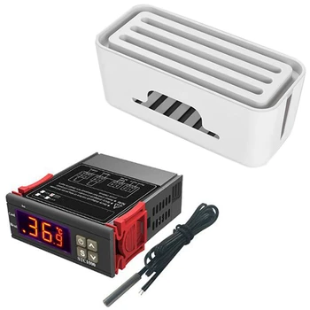 1Pcs Multi-Function Power Cord Plug-In Cable Management Box & 1Pcs Stc-1000 Led Digital Thermostat 110-220V
1Pcs Multi-Function Power Cord Plug-In Cable Management Box & 1Pcs Stc-1000 Led Digital Thermostat 110-220V