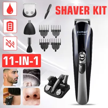 Kemei 11 In 1 Hair Clipper Shaver Rechargeable Body Hair Cutting Electric Beard Trimmer Nose Trimmer Men Razor Shaving Machine
Kemei 11 In 1 Hair Clipper Shaver Rechargeable Body Hair Cutting Electric Beard Trimmer Nose Trimmer Men Razor Shaving Machine