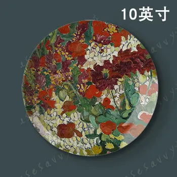 10 inch oil painting decorative plates Background Decoration Display American ceramic dish wall hanging plate Home Decor
10 inch oil painting decorative plates Background Decoration Display American ceramic dish wall hanging plate Home Decor
