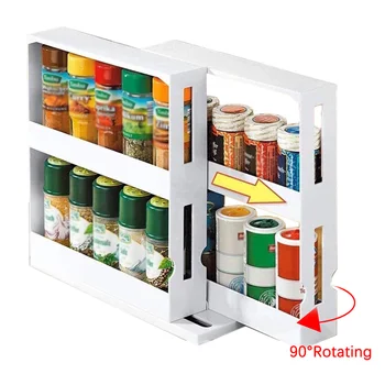 Multi-Function Rotating Shelf Storage Kitchen Spice Rack Organizer Slide Spice Rack Seasoning Kitchen Storage Holders & Racks
Multi-Function Rotating Shelf Storage Kitchen Spice Rack Organizer Slide Spice Rack Seasoning Kitchen Storage Holders & Racks