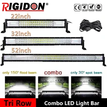 RIGIDON 7D Tri Row 22/32/52inch Offroad LED Light Bar Flood Spot Combo Beam for Jeep Truck 4WD UTE SUV Boat With Wiring Harness
RIGIDON 7D Tri Row 22/32/52inch Offroad LED Light Bar Flood Spot Combo Beam for Jeep Truck 4WD UTE SUV Boat With Wiring Harness