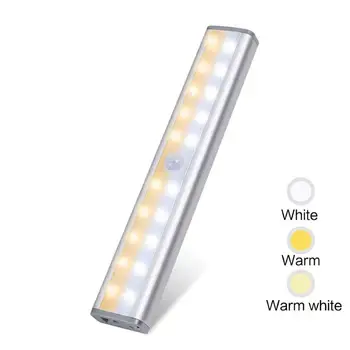 20 LED Motion Sensor Closet Light USB Rechargeable Motion Stick-on Cordless Night Light Bar for Kitchen Closet Cabinet Wardrobe
20 LED Motion Sensor Closet Light USB Rechargeable Motion Stick-on Cordless Night Light Bar for Kitchen Closet Cabinet Wardrobe