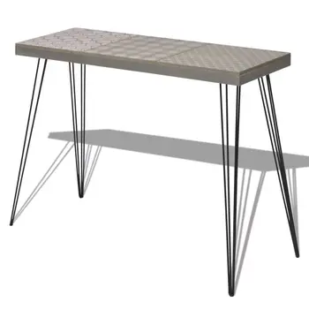 IKAYAA Retro Console Table 35.4"x11.8"x28" Gray Side Table MDF Steel Furniture Console Table For Living Room Home Decoration
IKAYAA Retro Console Table 35.4"x11.8"x28" Gray Side Table MDF Steel Furniture Console Table For Living Room Home Decoration