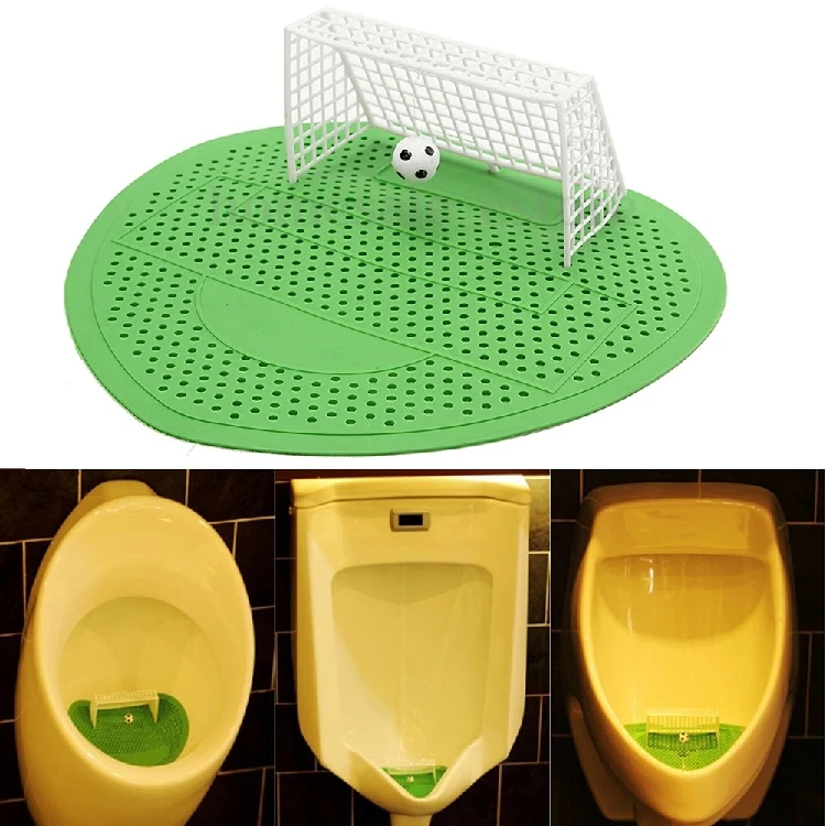 Description Picture 3 of itemGoal Urinal Football Shooting Mat Urinal Male Toilet Clean Deodorant Bathroom Urinal Pad Leather Aromatic Tool Men's Toilette