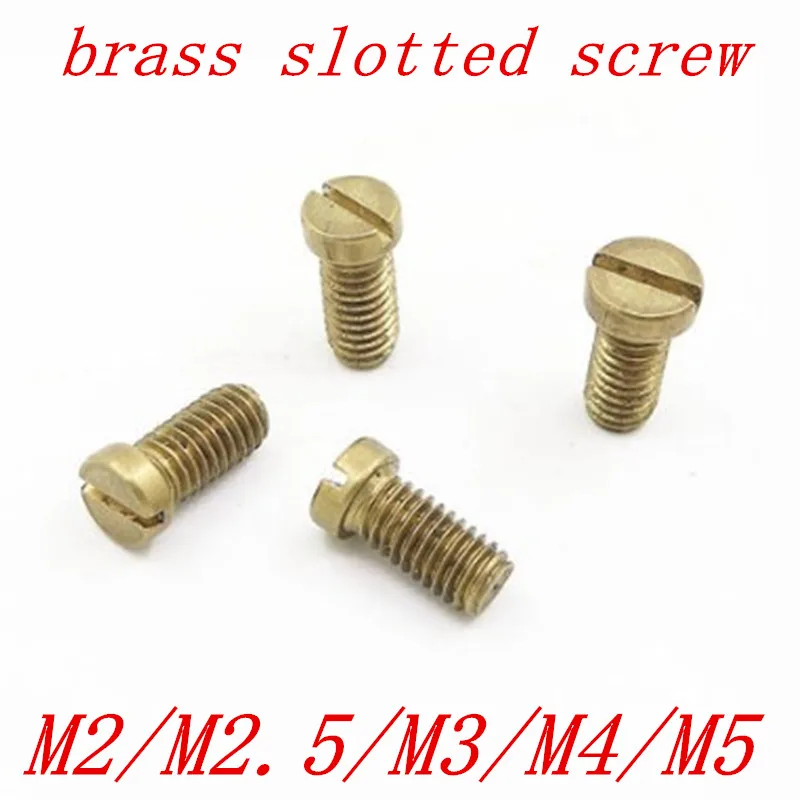 10-50PCS M2 M2.5 M3 M4 M5 DIN84 Brass Slotted Cheese Head Screw Brass Screw Brass Bolt
10-50PCS M2 M2.5 M3 M4 M5 DIN84 Brass Slotted Cheese Head Screw Brass Screw Brass Bolt