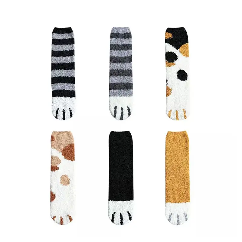 2pcs Kawaii 3D Unisex Coral fleece Socks Cute Cats Claws Short Socks Cartoon Funny Animal Paw Socks Women Zebra Tiger Cat Paw
2pcs Kawaii 3D Unisex Coral fleece Socks Cute Cats Claws Short Socks Cartoon Funny Animal Paw Socks Women Zebra Tiger Cat Paw