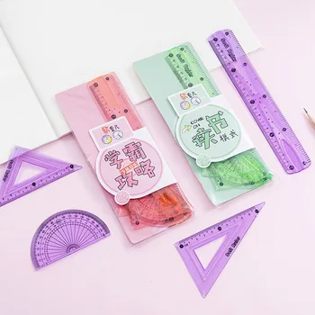 Creative Soft Ruler Students Special Soft Ruler Cartoon Ruler Four Sets of Straight Ruler Triangle Ruler Angle Rule
Creative Soft Ruler Students Special Soft Ruler Cartoon Ruler Four Sets of Straight Ruler Triangle Ruler Angle Rule