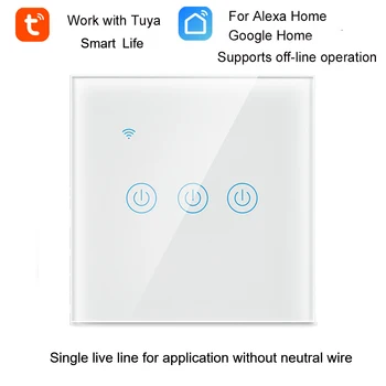 EU WiFi Wall Light Switch Tuya Smart Life App Remote Control ON OFF Timer Voice Control Work With Google Home Alexa Echo
EU WiFi Wall Light Switch Tuya Smart Life App Remote Control ON OFF Timer Voice Control Work With Google Home Alexa Echo