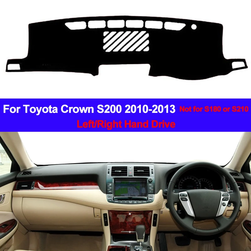 Car Auto Inner Dashboard Cover Dash Mat Cape Carpet Pad Cushion 2 Layers For Toyota Crown S200 2010 2011 2012 2013 LHD RHD
Car Auto Inner Dashboard Cover Dash Mat Cape Carpet Pad Cushion 2 Layers For Toyota Crown S200 2010 2011 2012 2013 LHD RHD