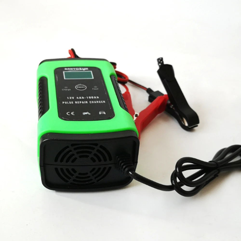 Wet Dry Lead Acid Battery Chargers Digital LCD Display 12V 6A Full Automatic Car Battery Charger Power Pulse Repair Chargers
Wet Dry Lead Acid Battery Chargers Digital LCD Display 12V 6A Full Automatic Car Battery Charger Power Pulse Repair Chargers