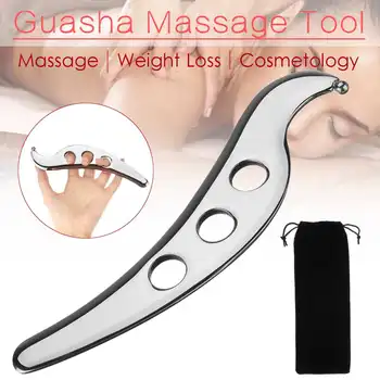 304 Steel Stainless M-type Body Back Fascia Scraper Gua Sha Guasha Board Massager for Acupuncture Scraping Machine Massage Tool
304 Steel Stainless M-type Body Back Fascia Scraper Gua Sha Guasha Board Massager for Acupuncture Scraping Machine Massage Tool