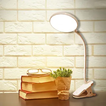 Clip On LED Desk Lamp Dimmable 3 Modes USB Rechargeable Table Lamp Touch Switch Reading Book Light Dorm Desktop Bedside Light
Clip On LED Desk Lamp Dimmable 3 Modes USB Rechargeable Table Lamp Touch Switch Reading Book Light Dorm Desktop Bedside Light